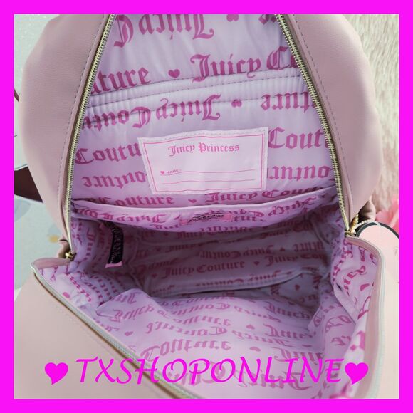 ??{Juicy Couture} pink and cheetah print backpack?? main image 6
